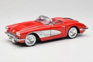 Chevrolet Corvette C1 Rdeč Motormax 1:18 73100TC Kovina