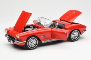 Chevrolet Corvette C1 Kabriolet Roman Rdeč AUTOart 1:18 71102 Kovina – slika 2 od 8