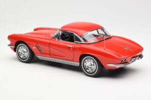 Chevrolet Corvette C1 Kabriolet Roman Rdeč AUTOart 1:18 71102 Kovina – slika 7 od 8
