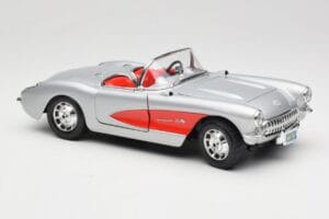 Chevrolet Corvette C1 Srebrna Bburago 1:18 3034 Kovina – slika 6 od 8