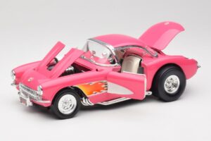 Chevrolet Corvette C1 Gasser Roza Road Legends 1:18 92019-R1 Kovina – slika 2 od 8
