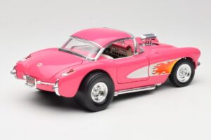 Chevrolet Corvette C1 Gasser Roza Road Legends 1:18 92019-R1 Kovina – slika 3 od 8