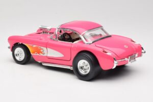 Chevrolet Corvette C1 Gasser Roza Road Legends 1:18 92019-R1 Kovina – slika 7 od 8