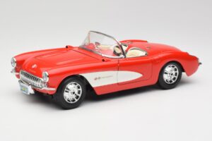 Chevrolet Corvette C1 Roadster Rdeč Bburago 1:18 3024 Kovina