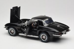 Chevrolet Corvette C2 Črn American Muscle 1:18 AMM1099/06 Kovina – slika 5 od 8