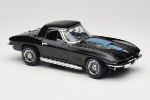 Chevrolet Corvette C2 Črn American Muscle 1:18 AMM1099/06 Kovina – slika 6 od 8