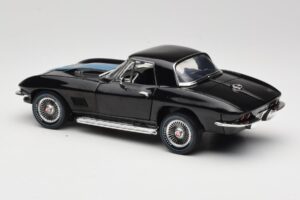 Chevrolet Corvette C2 Črn American Muscle 1:18 AMM1099/06 Kovina – slika 7 od 8