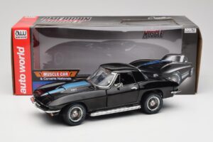 Chevrolet Corvette C2 Črn American Muscle 1:18 AMM1099/06 Kovina – slika 8 od 8