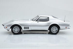 Chevrolet Corvette C3 Srebrn Norev 1:18 189032 Kovina – slika 3 od 6