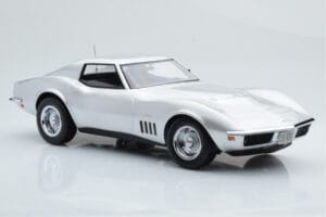 Chevrolet Corvette C3 Srebrn Norev 1:18 189032 Kovina – slika 4 od 6