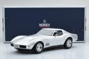 Chevrolet Corvette C3 Srebrn Norev 1:18 189032 Kovina – slika 6 od 6