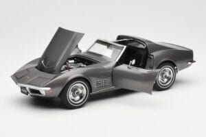 Chevrolet Corvette C3 Spider Laguna Siv Metalik AUTOart 1:18 71173 Kovina – slika 2 od 8