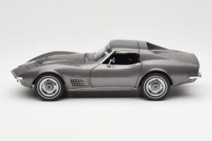 Chevrolet Corvette C3 Spider Laguna Siv Metalik AUTOart 1:18 71173 Kovina – slika 4 od 8