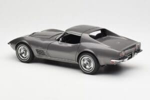 Chevrolet Corvette C3 Spider Laguna Siv Metalik AUTOart 1:18 71173 Kovina – slika 7 od 8