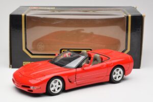 Chevrolet Corvette C5 Kabriolet Rdeč Bburago 1:18 3076 Kovina – slika 8 od 8