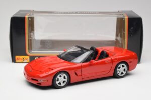Chevrolet Corvette C5 Kabriolet Torch Rdeč Maisto 1:18 50318 Kovina – slika 8 od 8