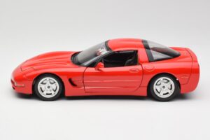Chevrolet Corvette C5 Rdeč Bburago 1:18 3066 Kovina – slika 4 od 8