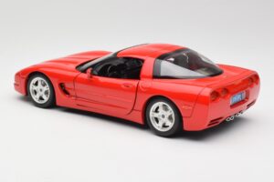 Chevrolet Corvette C5 Rdeč Bburago 1:18 3066 Kovina – slika 7 od 8
