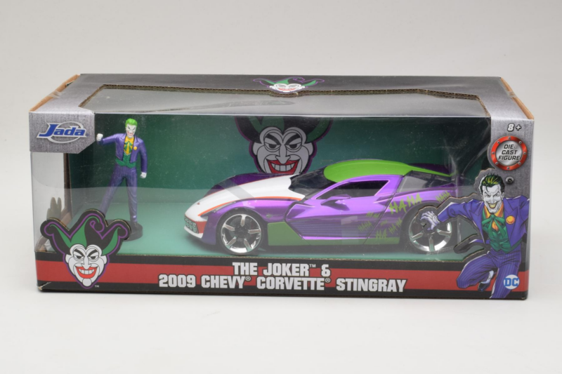 Chevrolet Corvette C6 Stingray The Joker With Figure Jada 1:24 Chevrolet Corvette C6 Stingray The Joker With Figure Jada 1:24 253255020 Kovina