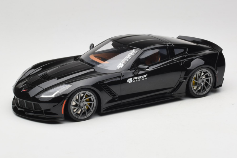 Chevrolet Corvette C7 Prior Design Črn GT Spirit 1:18 GT249 Smola