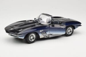 Chevrolet Corvette Mako Shark Temno Moder UT Models 1:18 21061 Kovina – slika 2 od 8