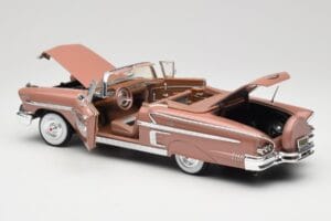 Chevrolet Impala Kabriolet Rjav Motormax 1:18 73112 Kovina – slika 5 od 8