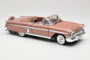 Chevrolet Impala Kabriolet Rjav Motormax 1:18 73112 Kovina – slika 6 od 8