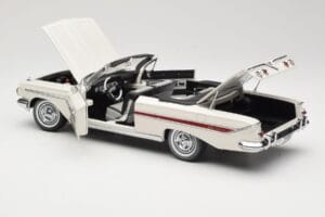 Chevrolet Impala Kabriolet Bela Sun Star 1:18 3405 Kovina – slika 5 od 8