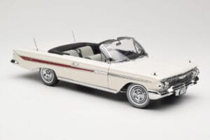 Chevrolet Impala Kabriolet Bela Sun Star 1:18 3405 Kovina – slika 6 od 8