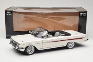 Chevrolet Impala Kabriolet Bela Sun Star 1:18 3405 Kovina – slika 8 od 8
