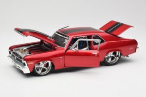 Chevrolet Nova SS Coupe Rdeč Maisto 1:18 31083-M1 Kovina – slika 2 od 8