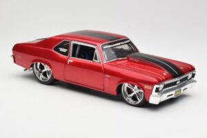 Chevrolet Nova SS Coupe Rdeč Maisto 1:18 31083-M1 Kovina – slika 6 od 8