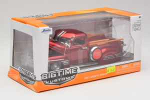 Chevrolet Pickup Bigtime Kustoms Rdeč Jada 1:24 96802 Kovina – slika 2 od 3