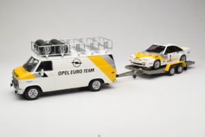Opel Manta 400 Group B Rally Tour de Corse 1984 S Chevrolet G30 Servisnim Vozilom Otto 1:18 OT491 Smola – slika 3 od 13