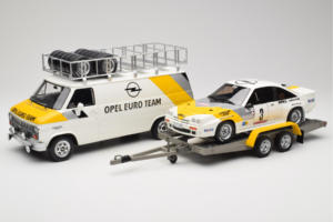 Opel Manta 400 Group B Rally Tour de Corse 1984 S Chevrolet G30 Servisnim Vozilom Otto 1:18 OT491 Smola
