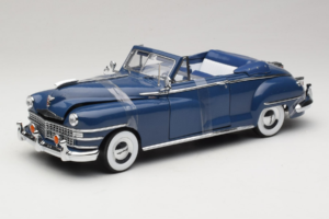 Chrysler New Yorker Modra Signature Models 1:18 CT-68629 Kovina