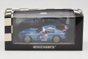 Chrysler Viper GTS-R #52 S. Belloc / F. Cochet / T. Treluyer 24 Hours of Le Mans 2002 Minichamps 1:43 499921452 Kovina – slika 4 od 4