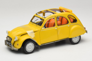 Citroen 2CV 6 Club Mimosa Yellow Norev 1:18 181496 Kovina