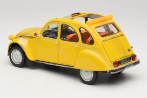 Citroen 2CV 6 Club Mimosa Yellow Norev 1:18 181496 Kovina – slika 5 od 6