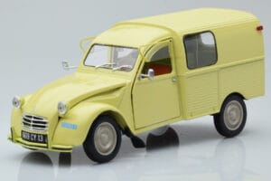 Citroen 2CV Furgonette AK350 Pastis Rumena Norev 1:18 181488 Kovina