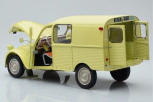 Citroen 2CV Furgonette AK350 Pastis Rumena Norev 1:18 181488 Kovina – slika 5 od 8