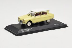 Citroen Ami 6 Rumena Bela Minichamps 1:43 400111661 Kovina – slika 2 od 4