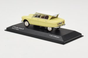 Citroen Ami 6 Rumena Bela Minichamps 1:43 400111661 Kovina – slika 3 od 4