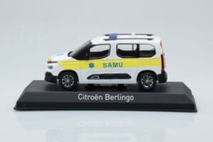 Citroen Berlingo Ambulance SAMU Bela Rumena Norev 1:43 155769 Kovina