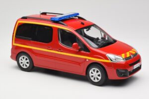 Citroen Berlingo II Pompiers Rdeč Norev 1:18 181641 Kovina – slika 4 od 6
