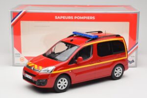 Citroen Berlingo II Pompiers Rdeč Norev 1:18 181641 Kovina – slika 6 od 6