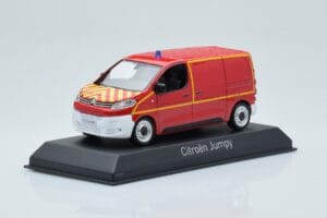 Citroen Jumpy Van Sapeurs Pompiers Rdeč Norev 1:43 155822 Kovina – slika 2 od 4