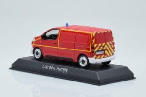 Citroen Jumpy Van Sapeurs Pompiers Rdeč Norev 1:43 155822 Kovina – slika 3 od 4