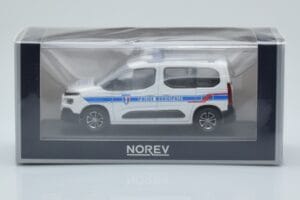 Citroen Berlingo Police Municipale v1 Bela Modra Norev 1:43 155767 Kovina – slika 4 od 4