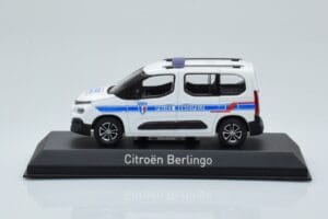 Citroen Berlingo Police Municipale v1 Bela Modra Norev 1:43 155767 Kovina